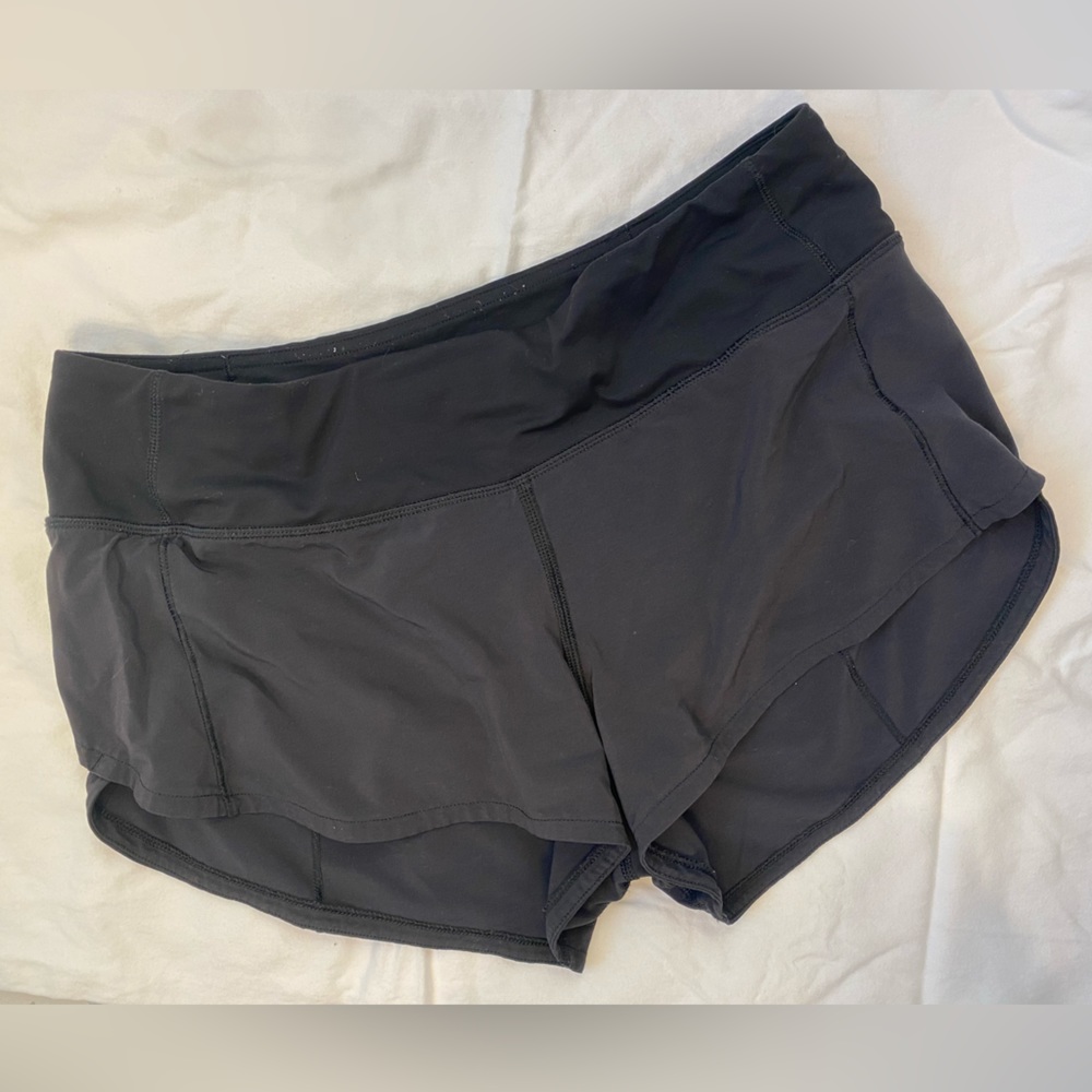 Lululemon Speed Up Shorts, Black, 2.5 inch